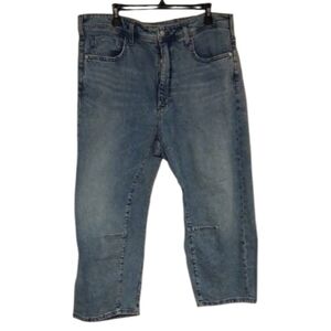 Pilcro Barrel Light Blue Denim Pants